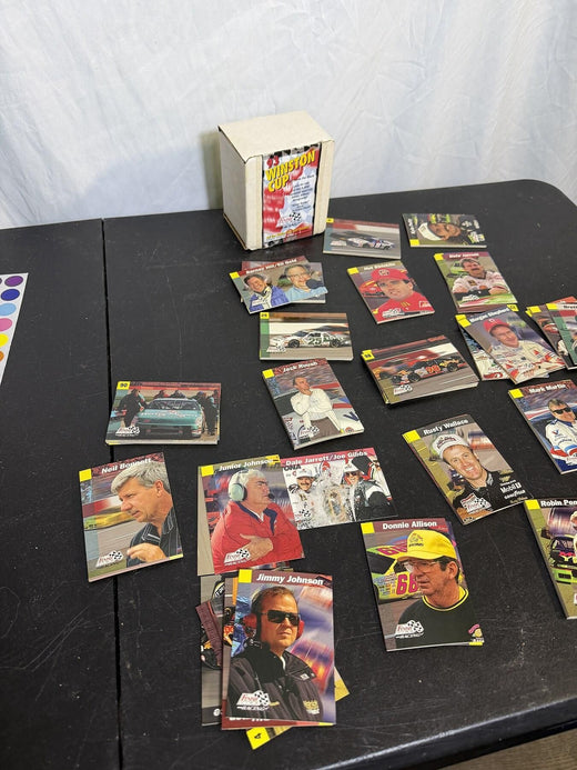 Vintage NASCAR Finish Line Racing Winston Cup Trading Cards Lot - Wormhole Thrift