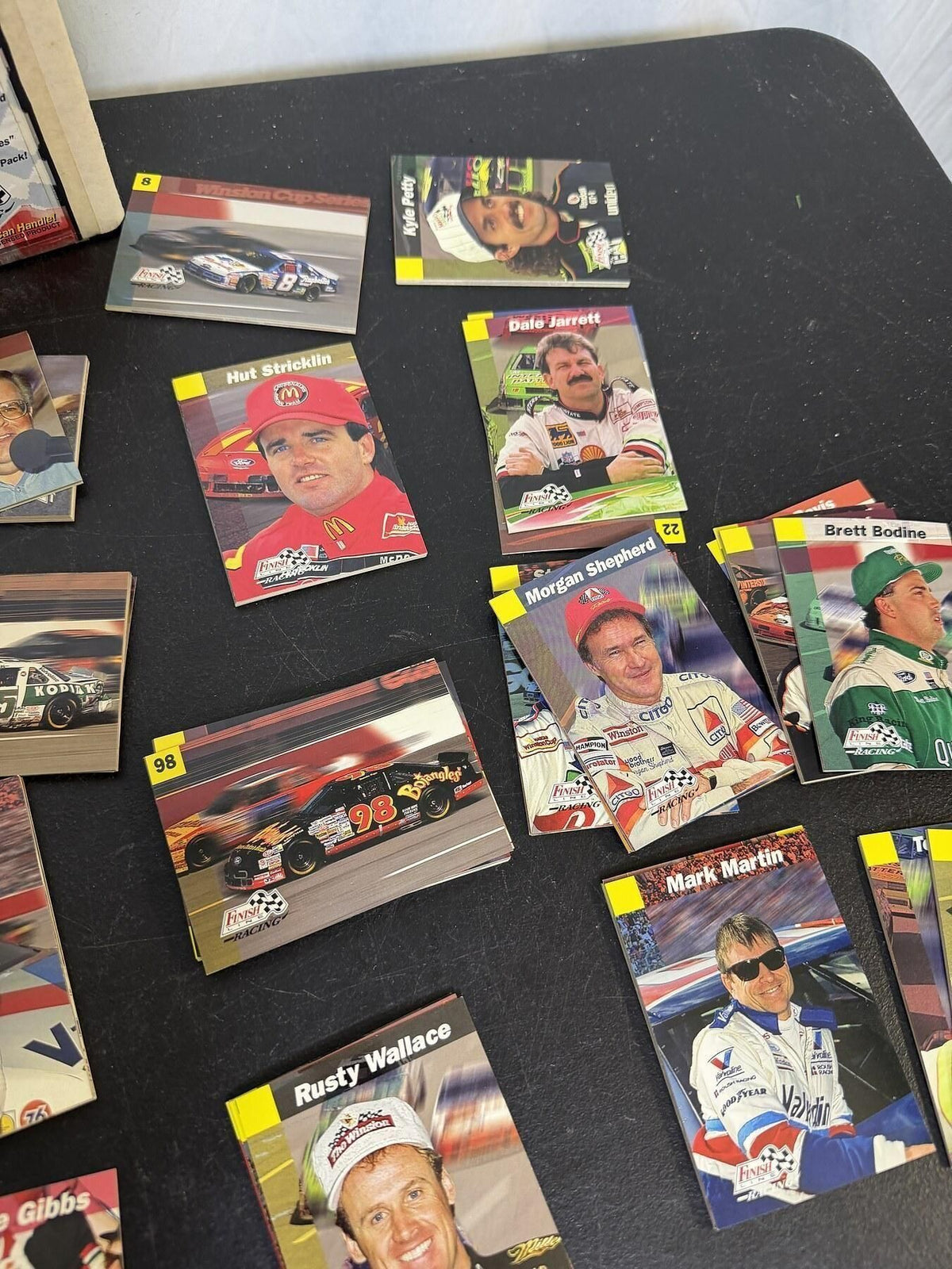 Vintage NASCAR Finish Line Racing Winston Cup Trading Cards Lot - Wormhole Thrift