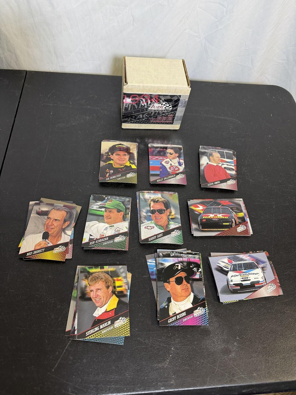 Vintage 1994 Upper Deck Finesse Racing NASCAR Trading Cards Box Lot - Wormhole Thrift