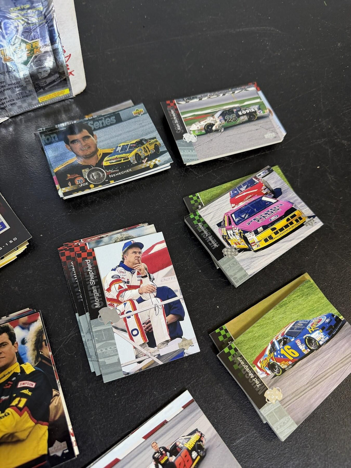 Vintage 1995 Upper Deck Premiere Edition NASCAR Trading Cards Box Lot - Wormhole Thrift