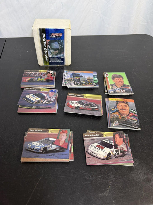 Vintage Power Pro Set NASCAR Racing Cards Lot - Jeff Gordon, Ken Schrader - Wormhole Thrift