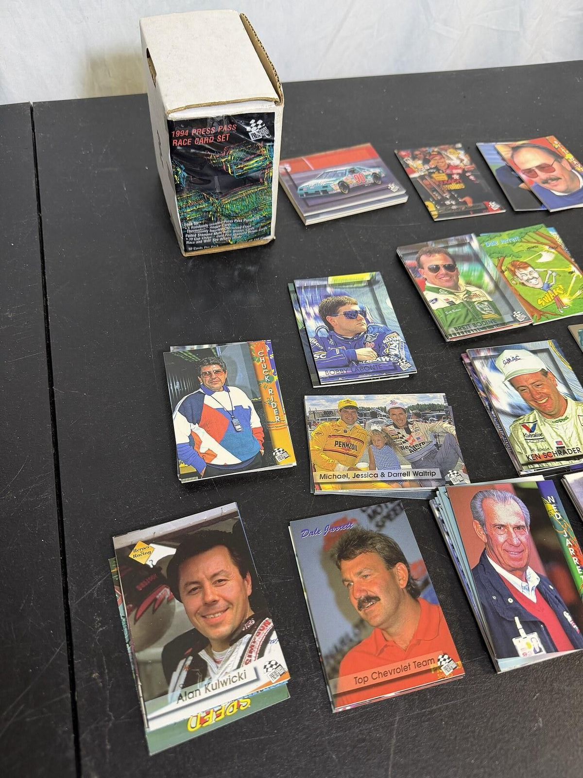 Vintage 1994 Press Pass NASCAR Race Card Set Lot of Loose Cards - Wormhole Thrift