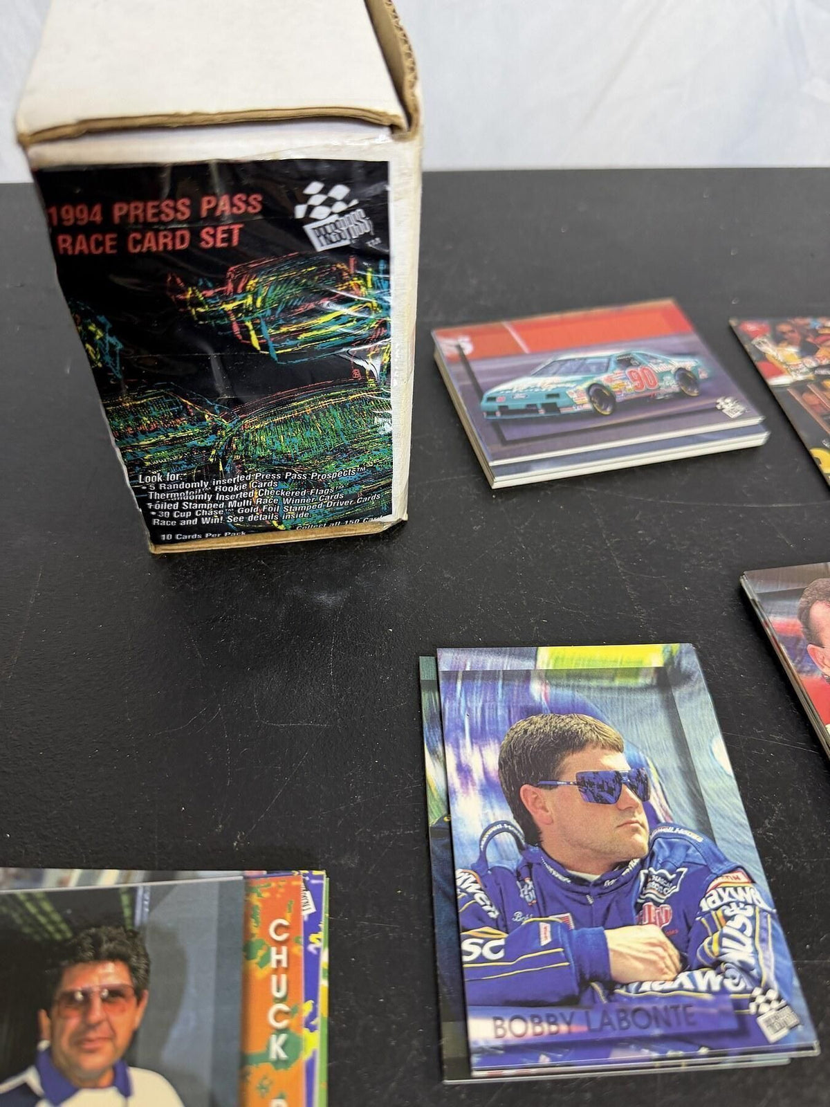 Vintage 1994 Press Pass NASCAR Race Card Set Lot of Loose Cards - Wormhole Thrift