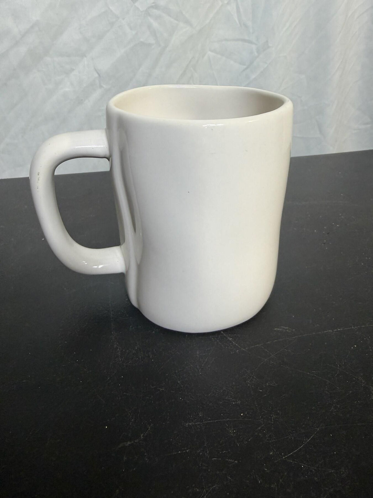 Rae Dunn DOG DAD Artisan Collection White Ceramic Coffee Mug - Wormhole Thrift
