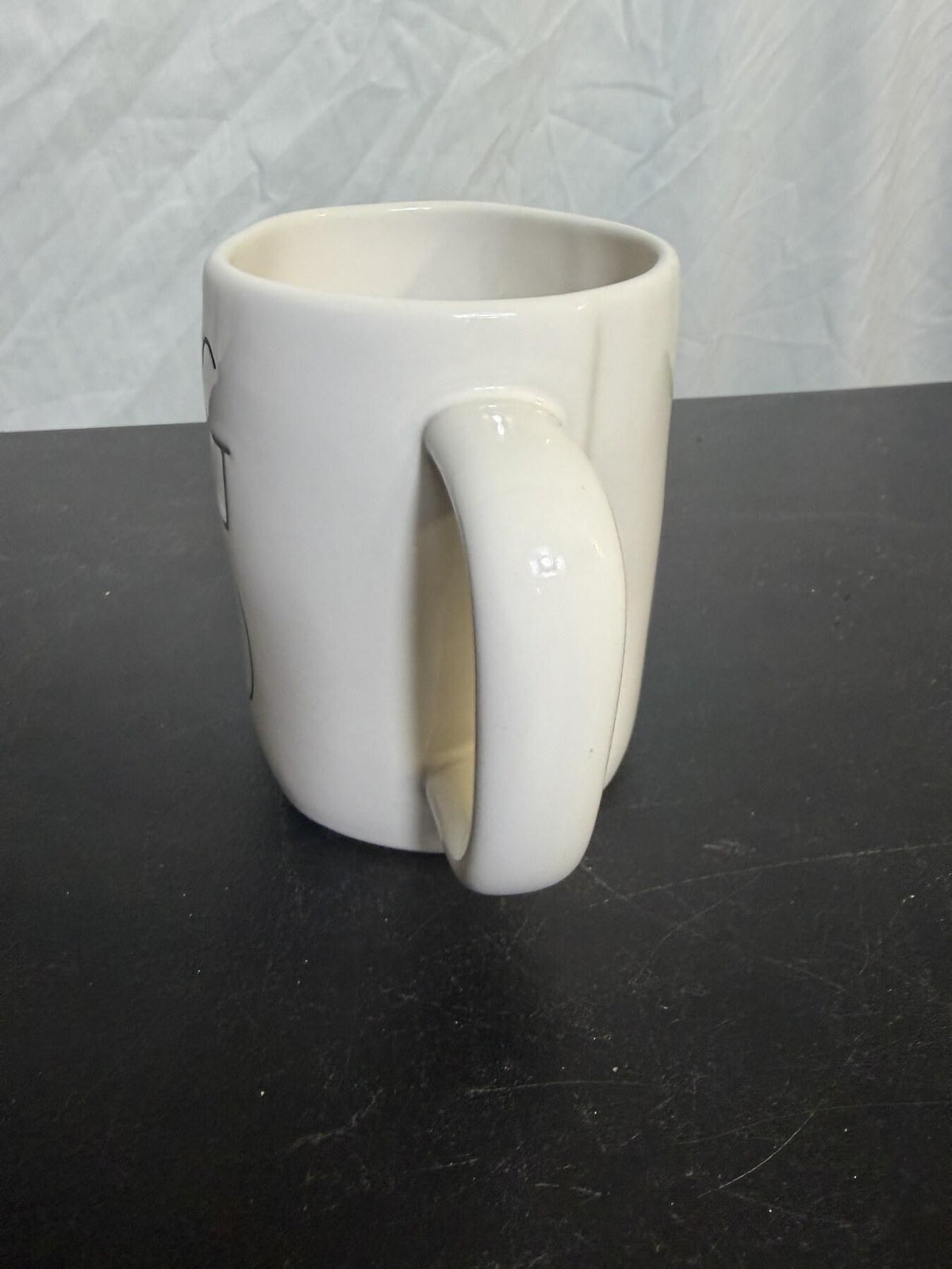 Rae Dunn DOG DAD Artisan Collection White Ceramic Coffee Mug - Wormhole Thrift