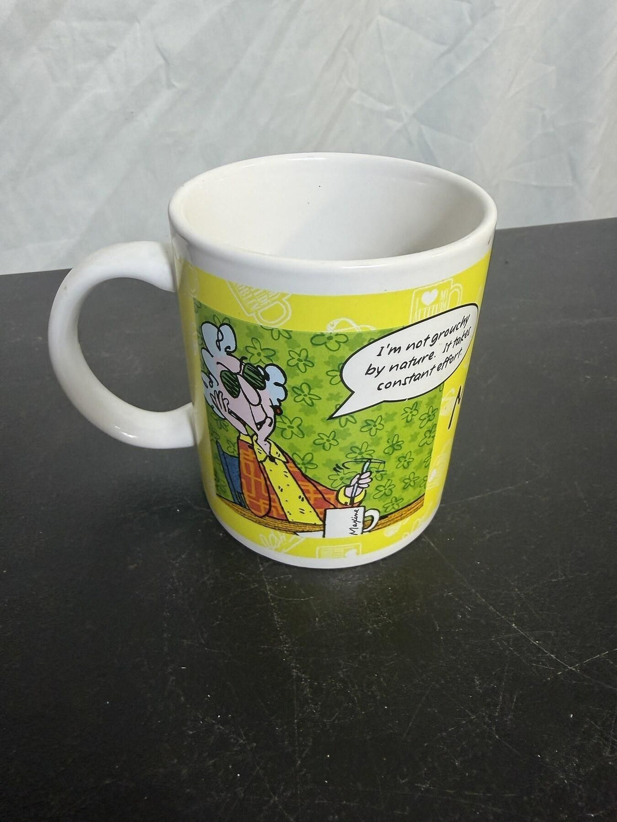 Vintage Hallmark Maxine 'Breakfast in Bed' Sarcastic Quote Coffee Mug - Wormhole Thrift