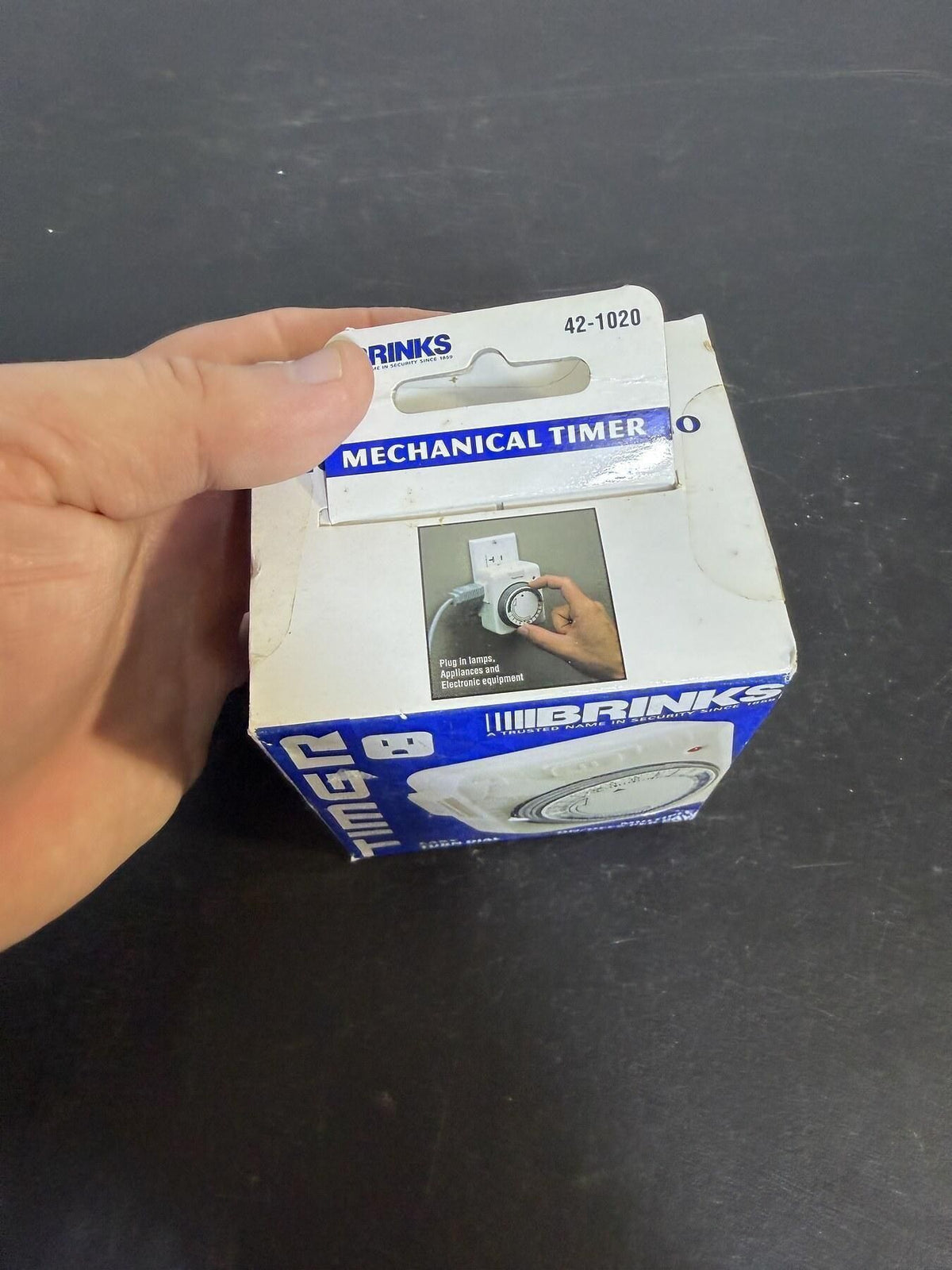 BRINKS 42-1020 Mechanical Timer Indoor Grounded Plug New Open Box - Wormhole Thrift