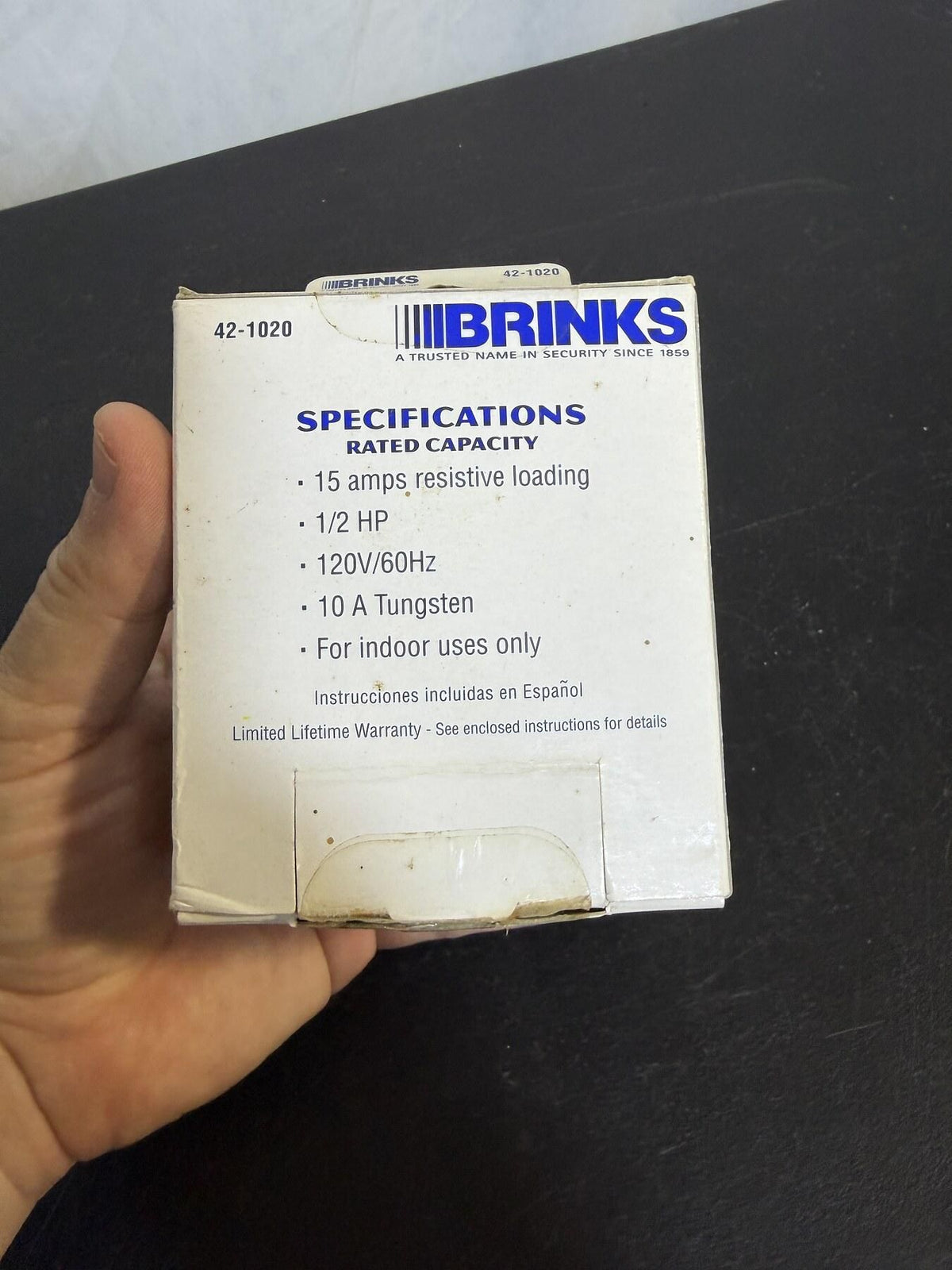 BRINKS 42-1020 Mechanical Timer Indoor Grounded Plug New Open Box - Wormhole Thrift