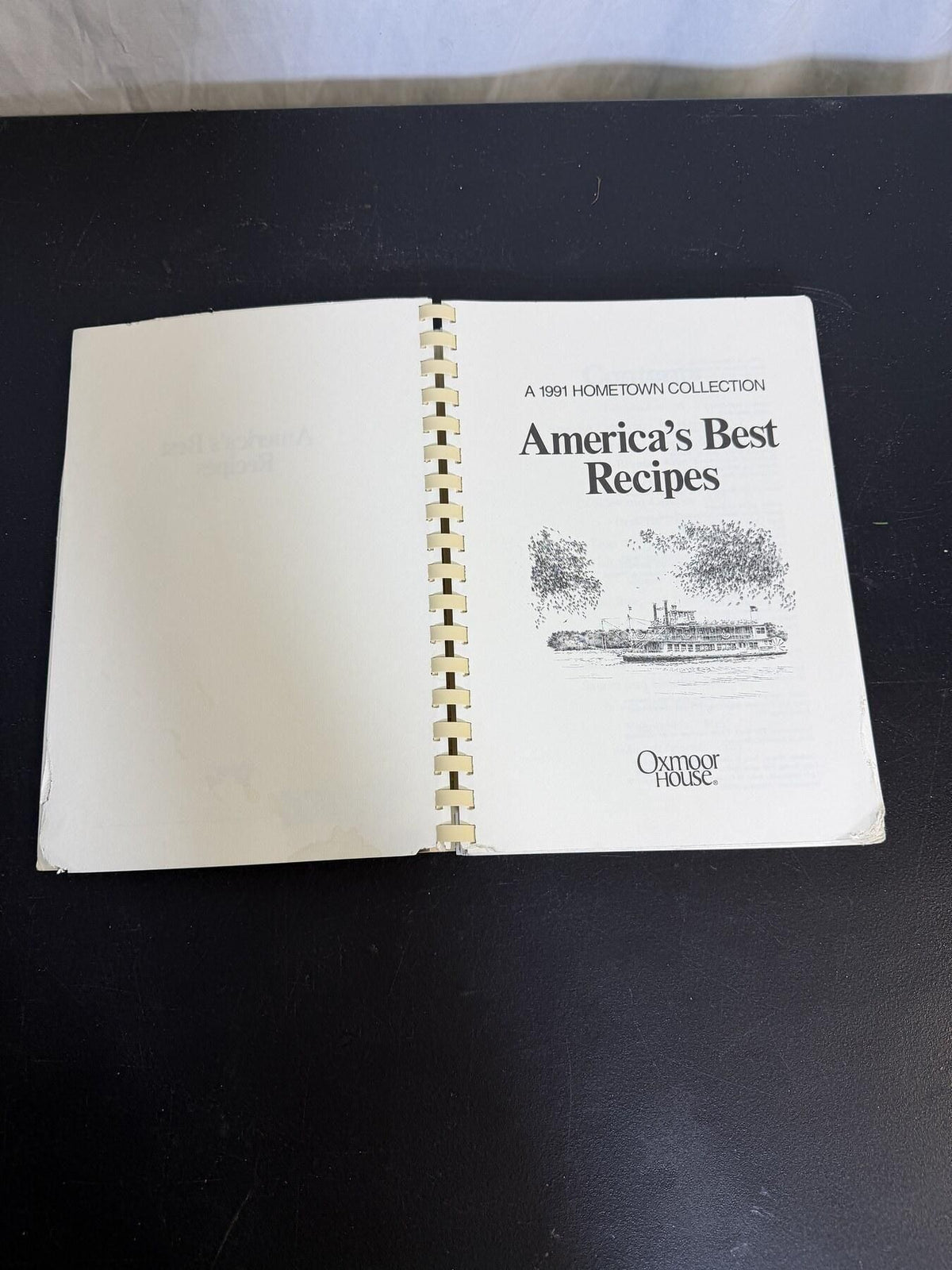 Vintage 1991 America's Best Recipes Hometown Collection Cookbook - Wormhole Thrift