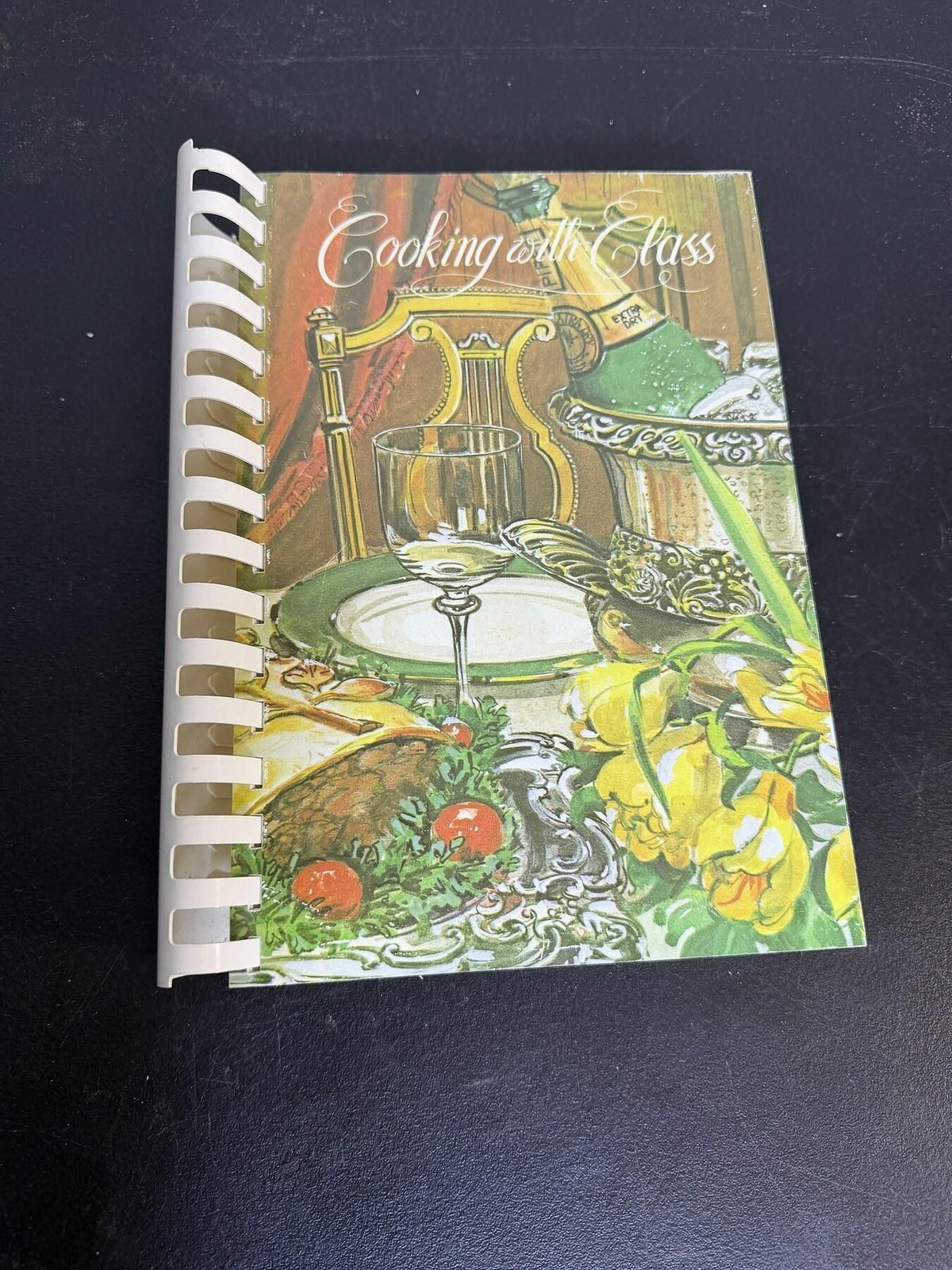 Vintage Cooking with Class Spiral Bound Cookbook Recipes - Wormhole Thrift