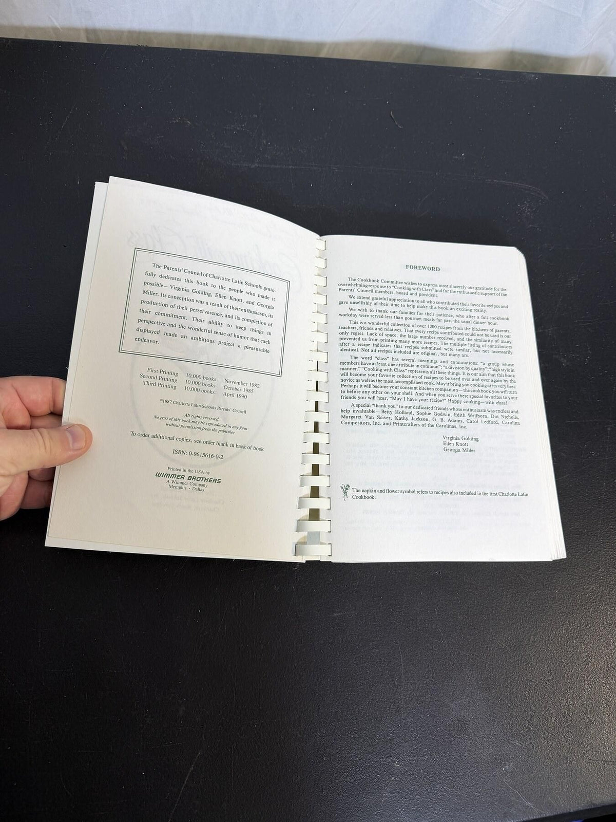 Vintage Cooking with Class Spiral Bound Cookbook Recipes - Wormhole Thrift