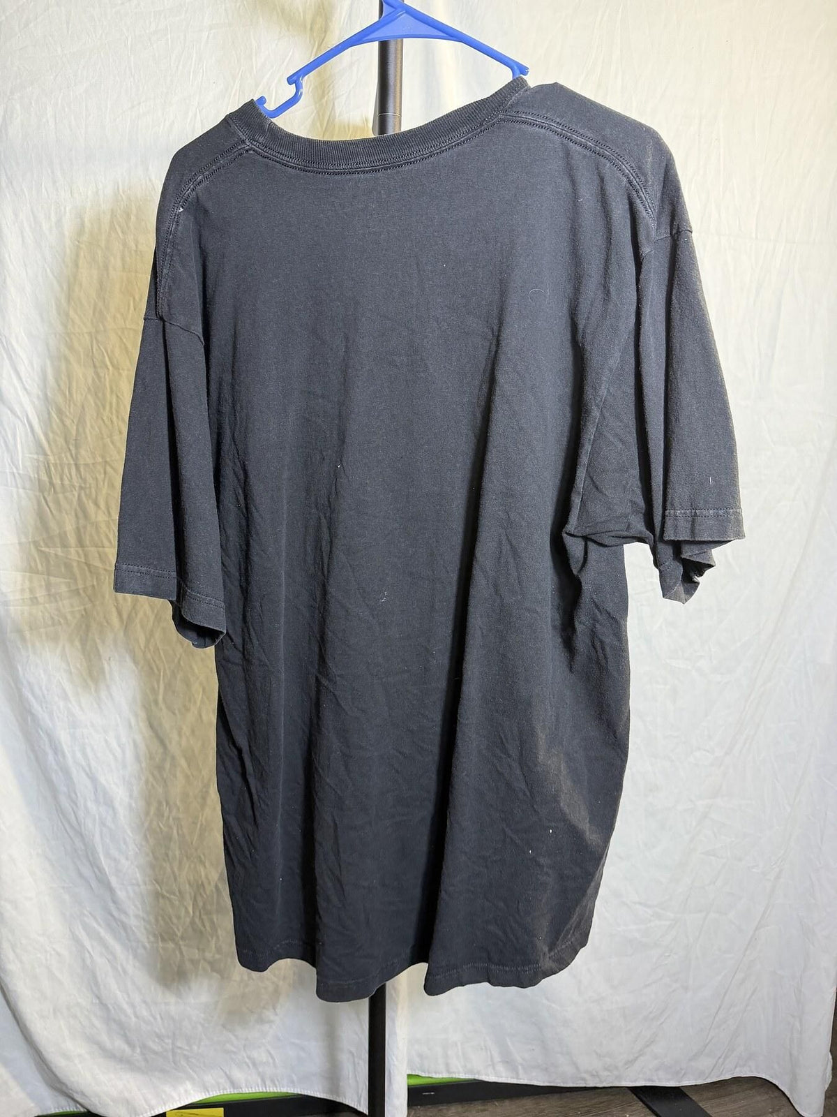 Vintage Reebok NFL Carolina Panthers Equipment Black T-Shirt Men's XL - Wormhole Thrift
