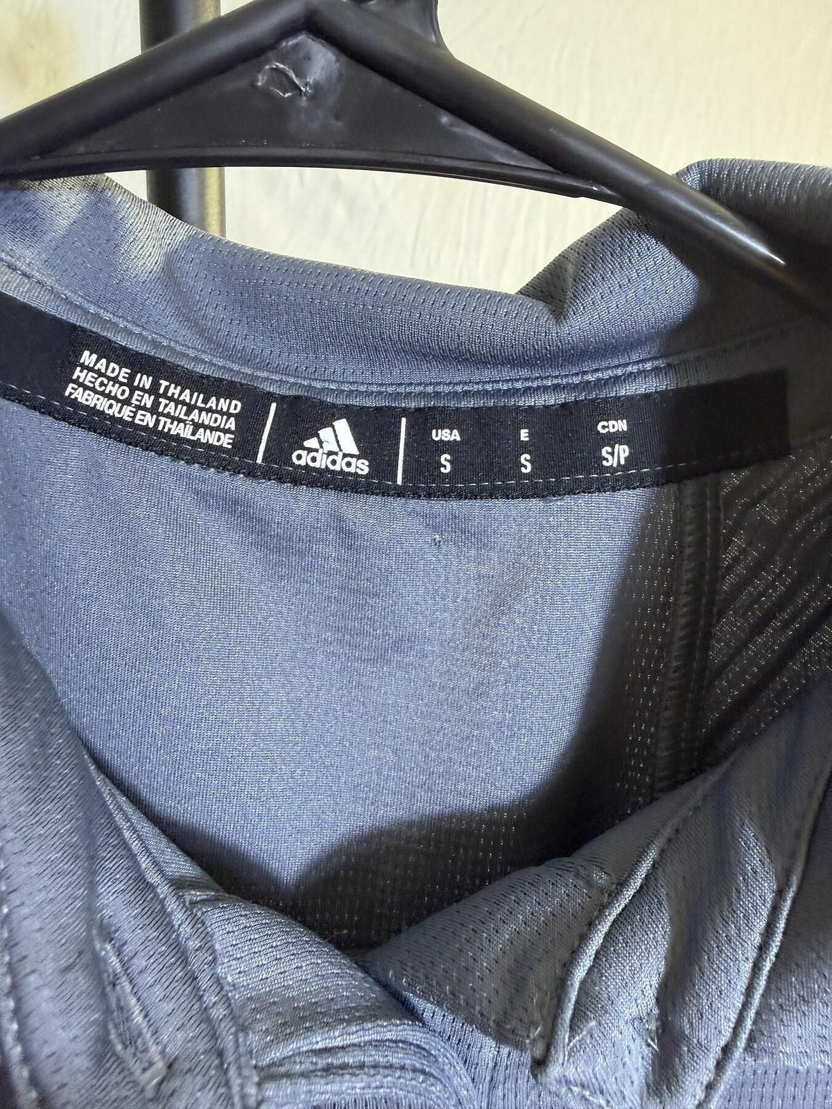 Adidas Women's Grey Performance Polo Shirt Size Small Activewear - Wormhole Thrift