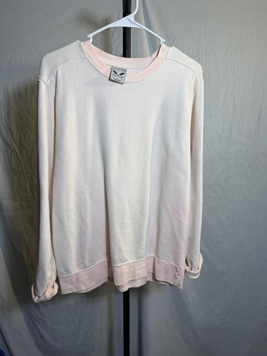 U.S. Vintage Premium Quality Collection Sweatshirt - Size S - Pink & Cream - Wormhole Thrift