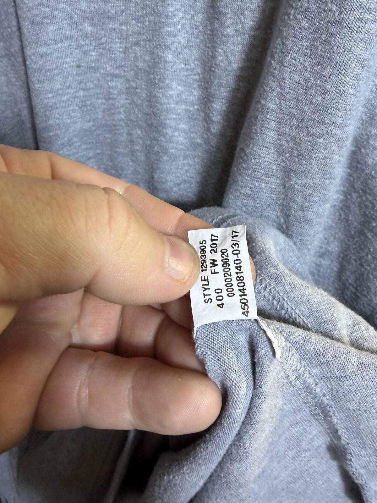 Under Armour Men's 2XL HeatGear Loose Fit Blue Grey Hoodie - Wormhole Thrift