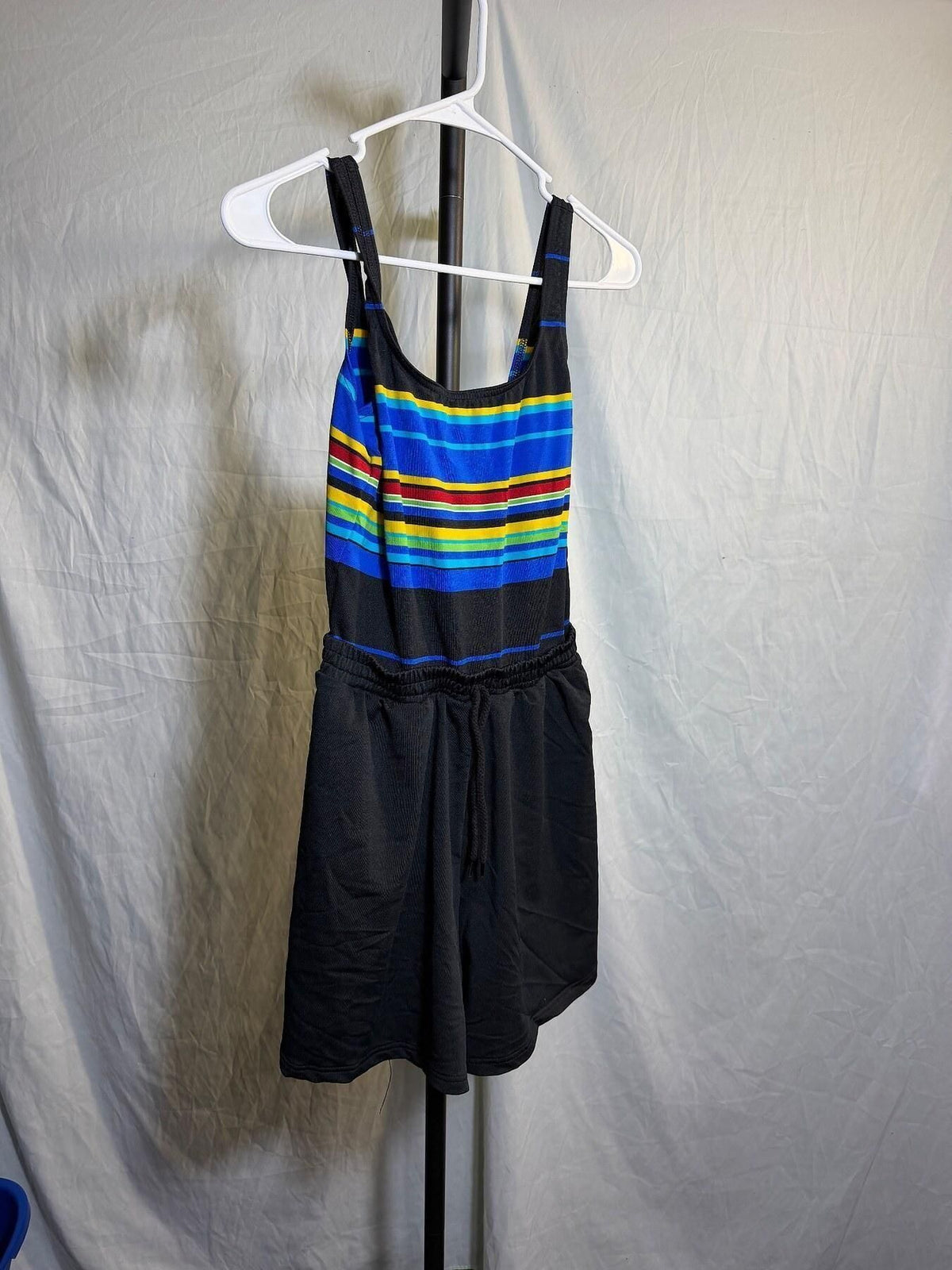 Vintage Jantzen Women's Size 12 Striped Skirted One-Piece Swimsuit - Wormhole Thrift