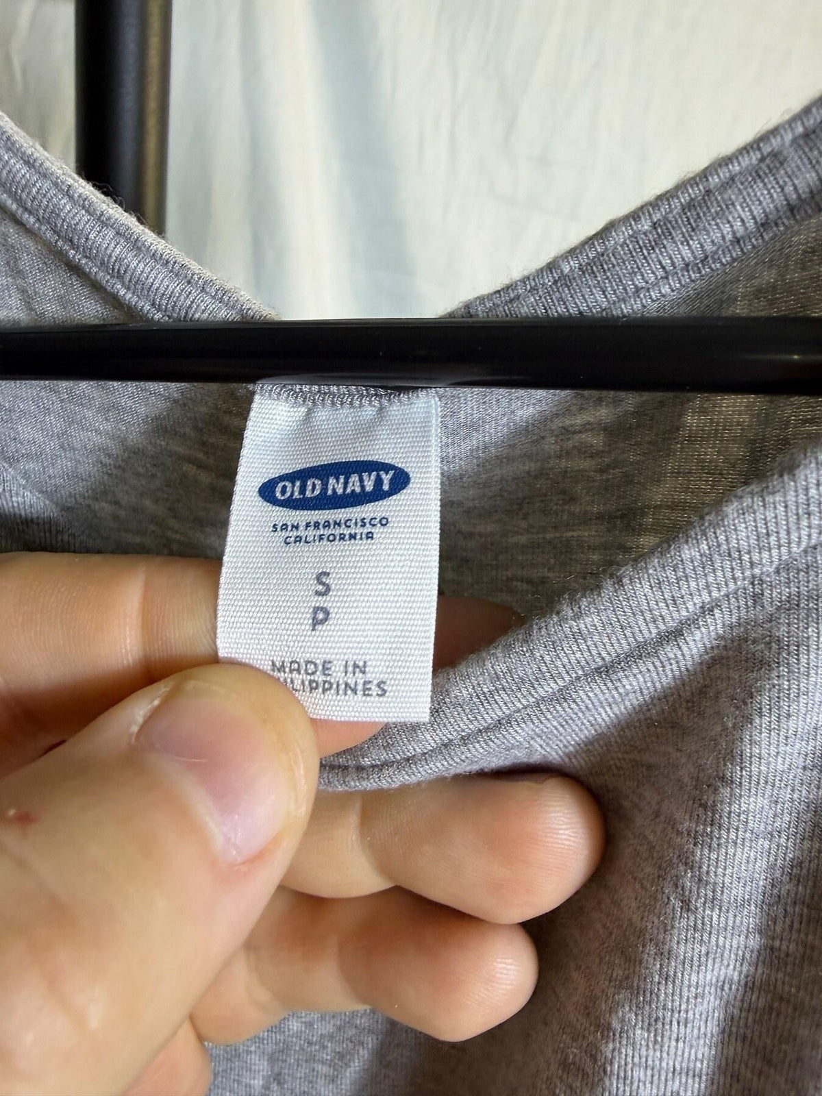 Old Navy Women's Grey Sleeveless Rayon Blend Dress Size Small Petite - Wormhole Thrift