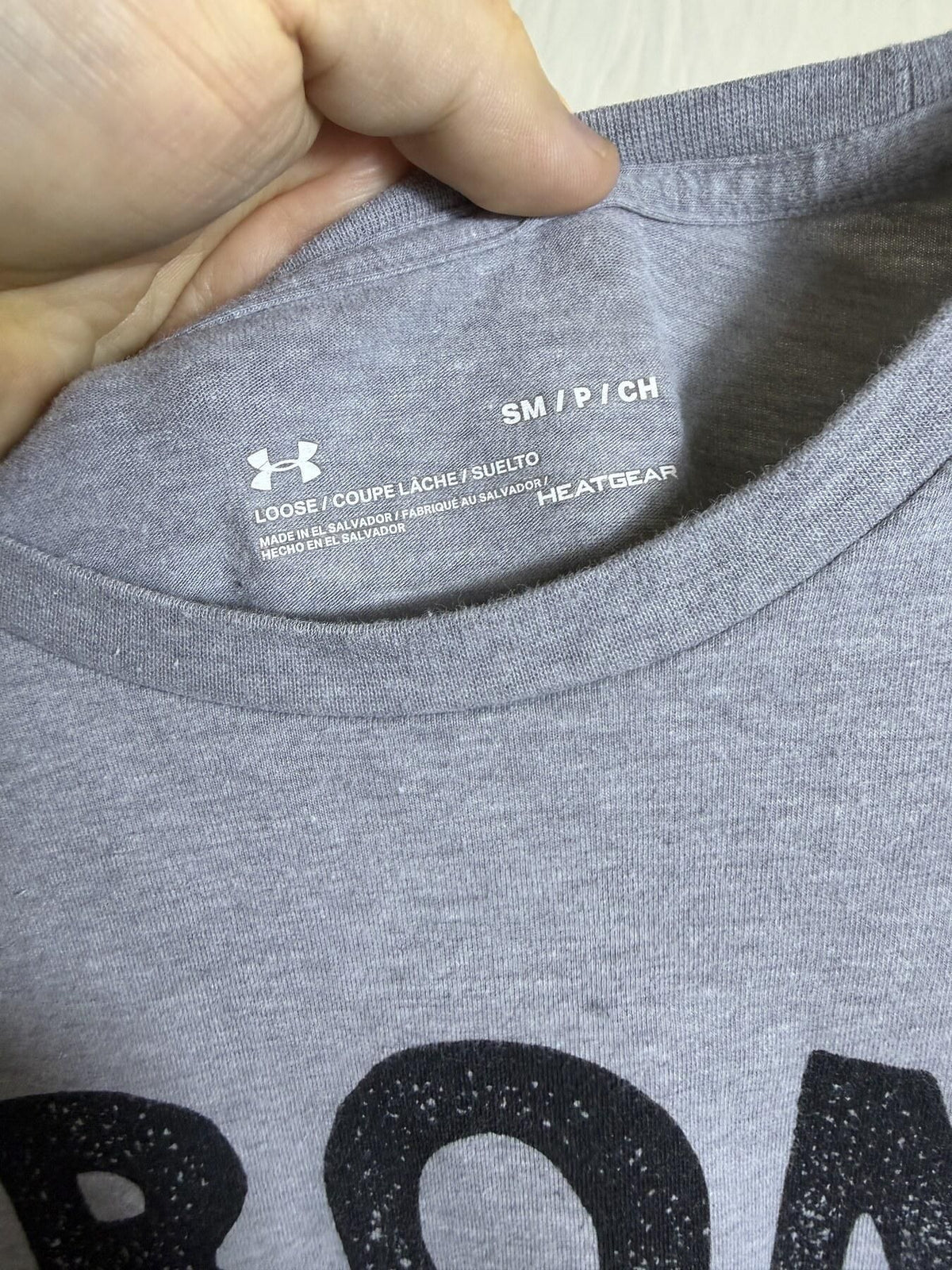 Under Armour Project Rock Iron Paradise HeatGear Loose Fit T-Shirt Men's Small - Wormhole Thrift