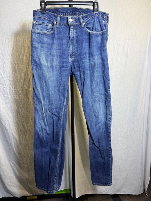 Levi's Men's Blue Denim Stretch Jeans W34 L32 - Wormhole Thrift