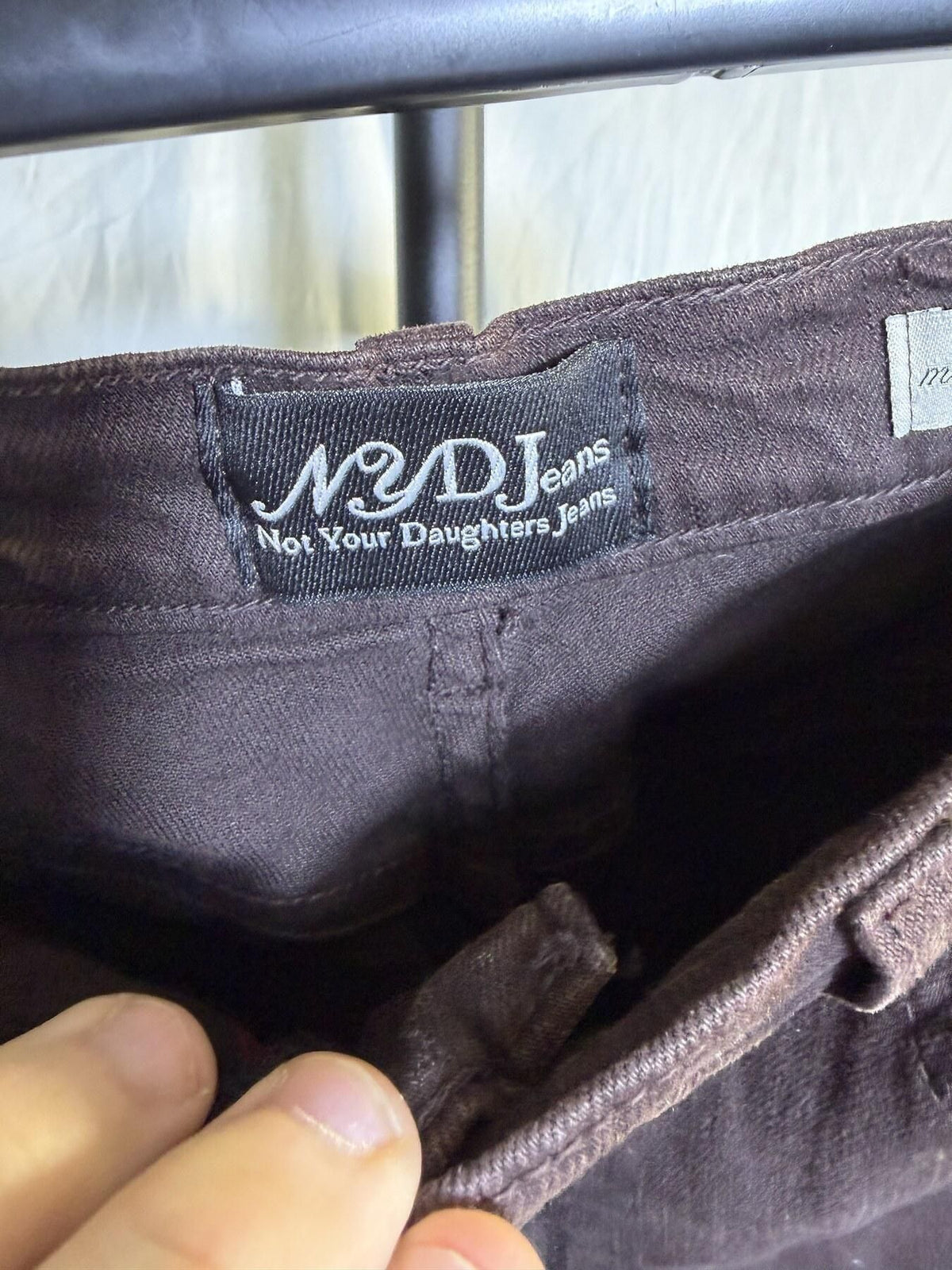 NYDJ Not Your Daughter's Jeans Women's Petite 4P Brown Cotton Blend Pants - Wormhole Thrift