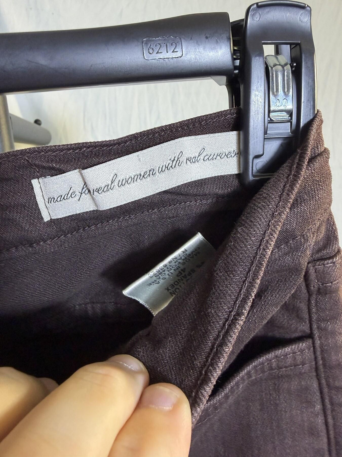 NYDJ Not Your Daughter's Jeans Women's Petite 4P Brown Cotton Blend Pants - Wormhole Thrift