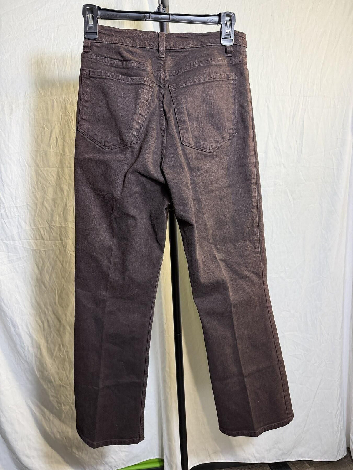 NYDJ Not Your Daughter's Jeans Women's Petite 4P Brown Cotton Blend Pants - Wormhole Thrift