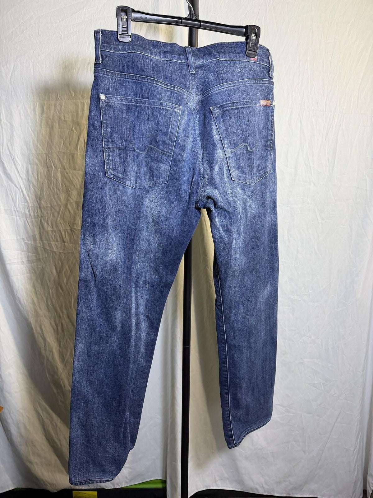 7 For All Mankind Men's The Straight Foolproof Denim Jeans Size 33 - Wormhole Thrift