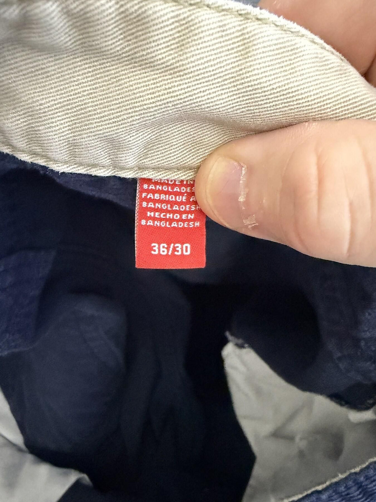 IZOD Men's Blue Straight Fit Corduroy Pants 36x30 - Wormhole Thrift
