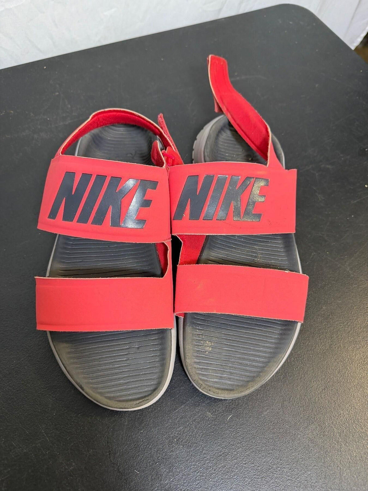 Nike Kawa Shower Adjustable Slide Sandals Men's US 9 Red - Wormhole Thrift