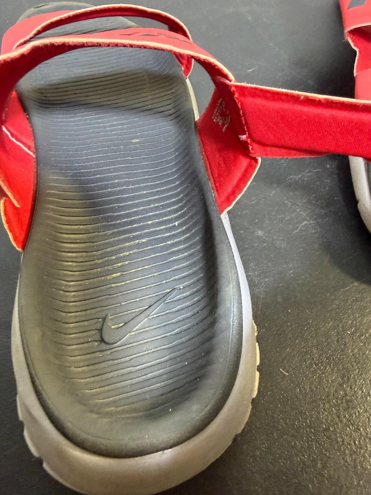 Nike Kawa Shower Adjustable Slide Sandals Men's US 9 Red - Wormhole Thrift