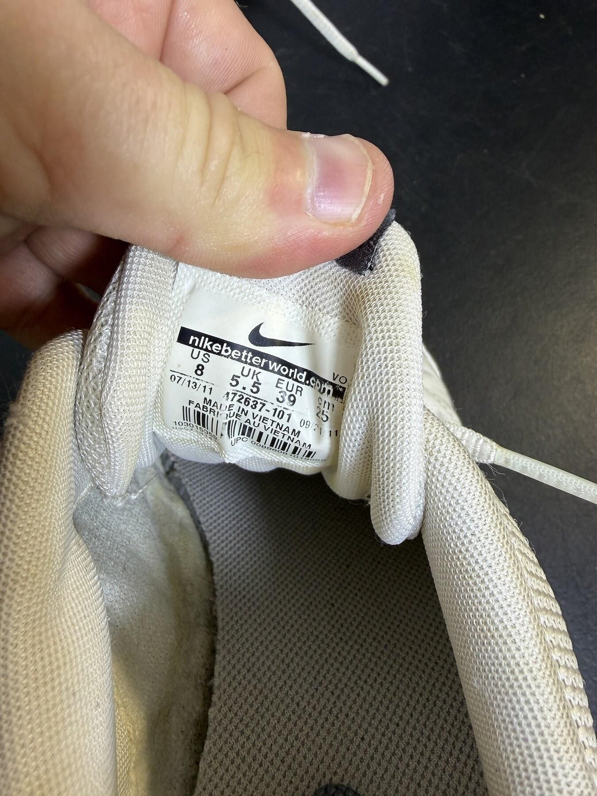 Nike Air Propel TR Women's Training Shoes Sneakers US 8 White - Wormhole Thrift