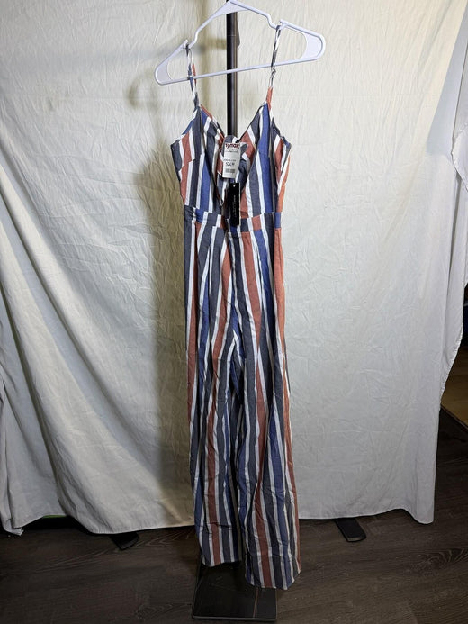 Romeo + Juliet Couture Striped Wide Leg Jumpsuit Size S NWT - Wormhole Thrift