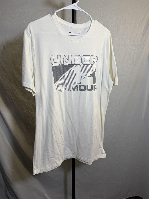 Under Armour Men's Large Loose Fit HeatGear Graphic T-Shirt - Wormhole Thrift