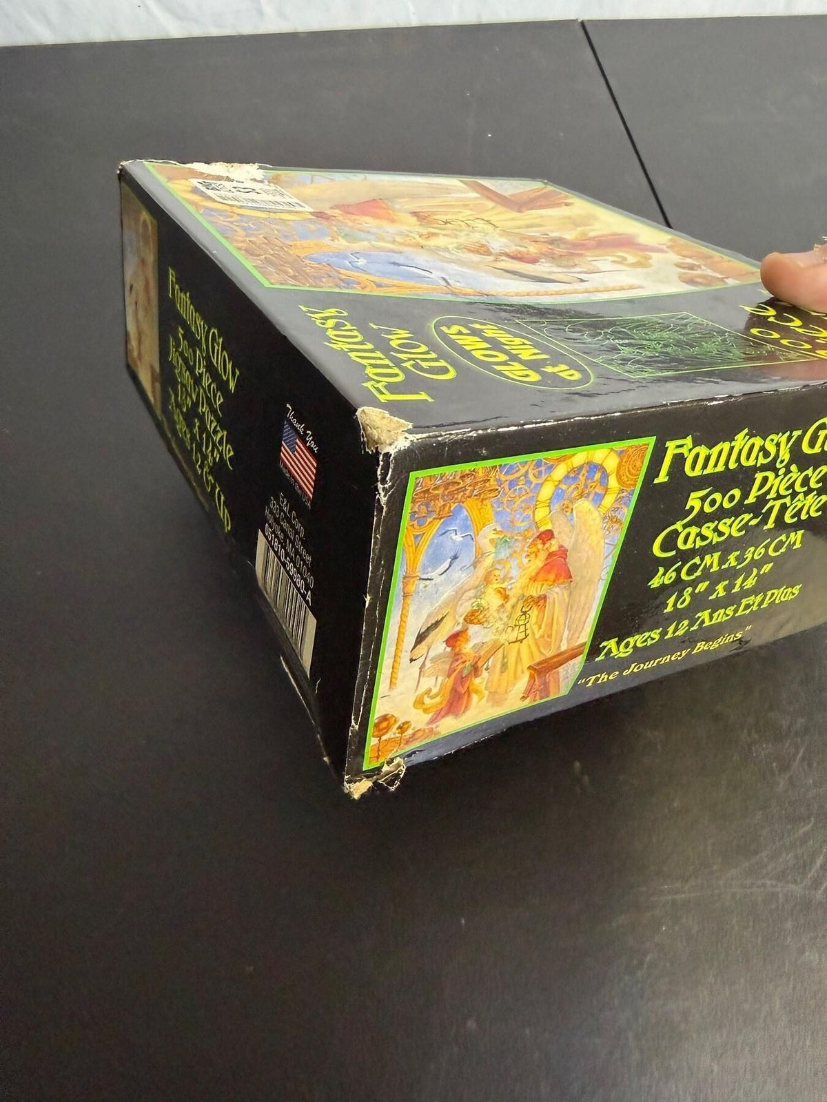 Vintage Fantasy Glow Jigsaw Puzzle "The Journey Begins" Scott Gustafson 500 Pc - Wormhole Thrift