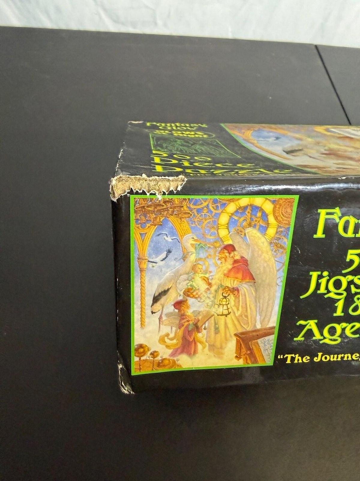 Vintage Fantasy Glow Jigsaw Puzzle "The Journey Begins" Scott Gustafson 500 Pc - Wormhole Thrift