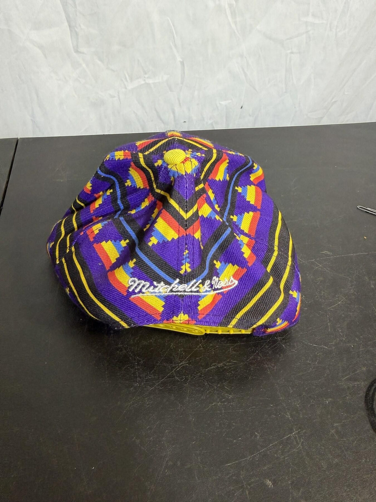 Vintage Mitchell & Ness NBA Los Angeles Lakers Hardwood Classics Snapback Hat - Wormhole Thrift