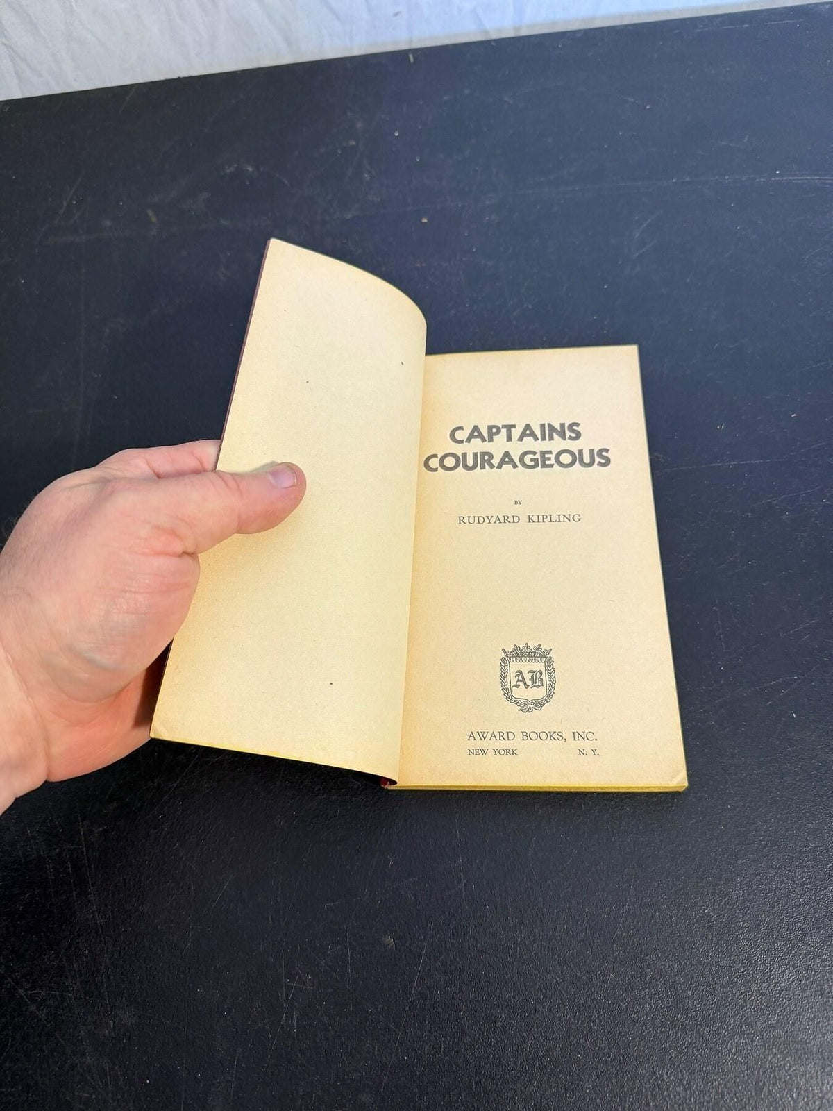 Vintage Captains Courageous Rudyard Kipling Award Books Classic - Wormhole Thrift
