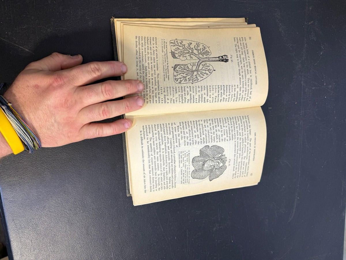 Vintage Antique The People's Common Sense Medical Adviser R.V. Pierce MD 1916 Book - Wormhole Thrift