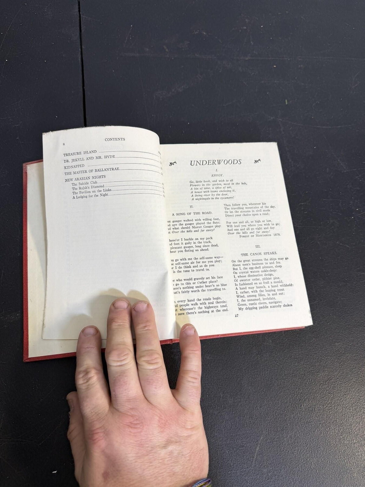 Vintage The Works of Robert Louis Stevenson Black's Readers Service Book - Wormhole Thrift