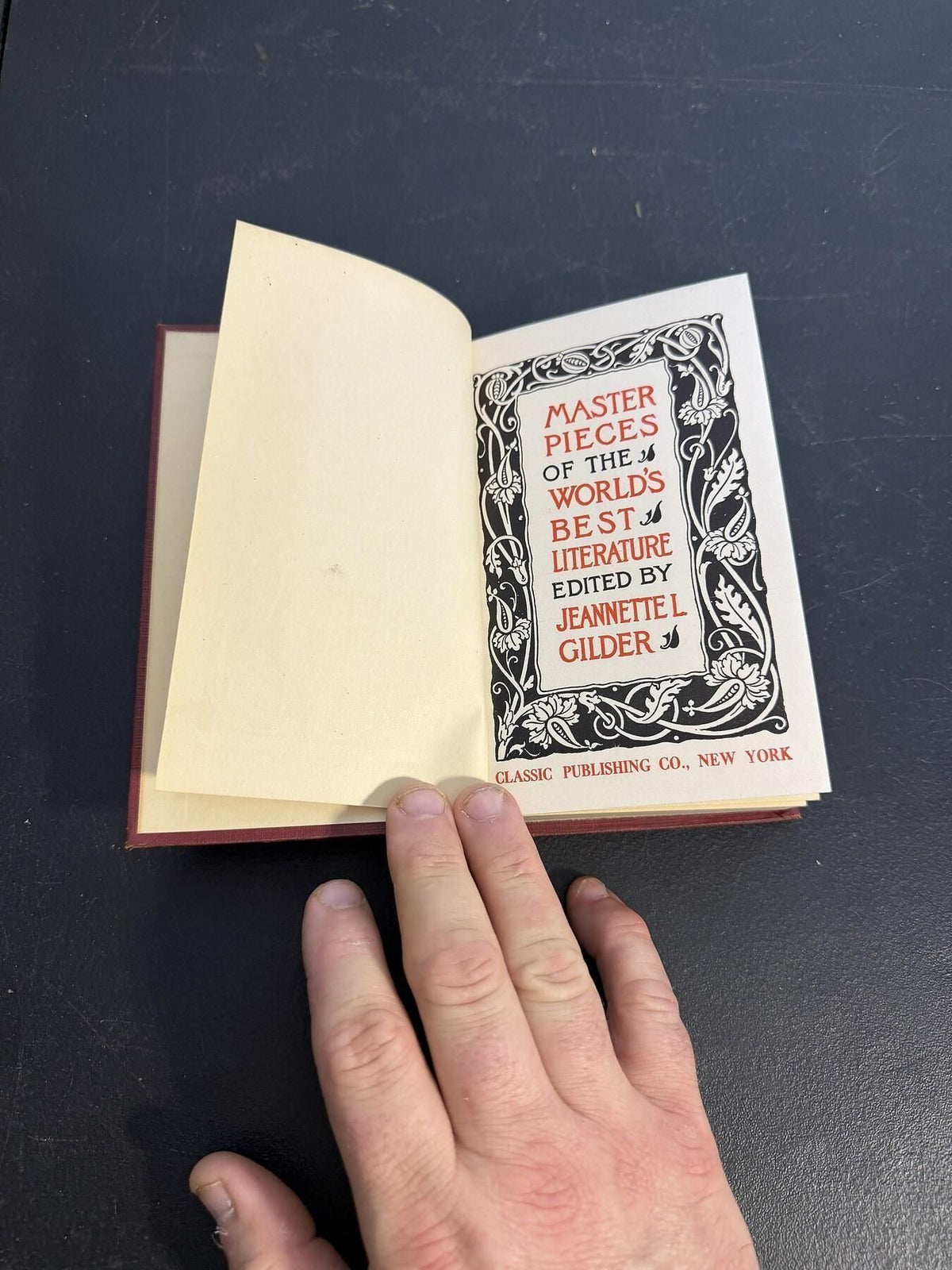 Antique Master Pieces of the World's Best Literature Vol 1 (1910) - Wormhole Thrift