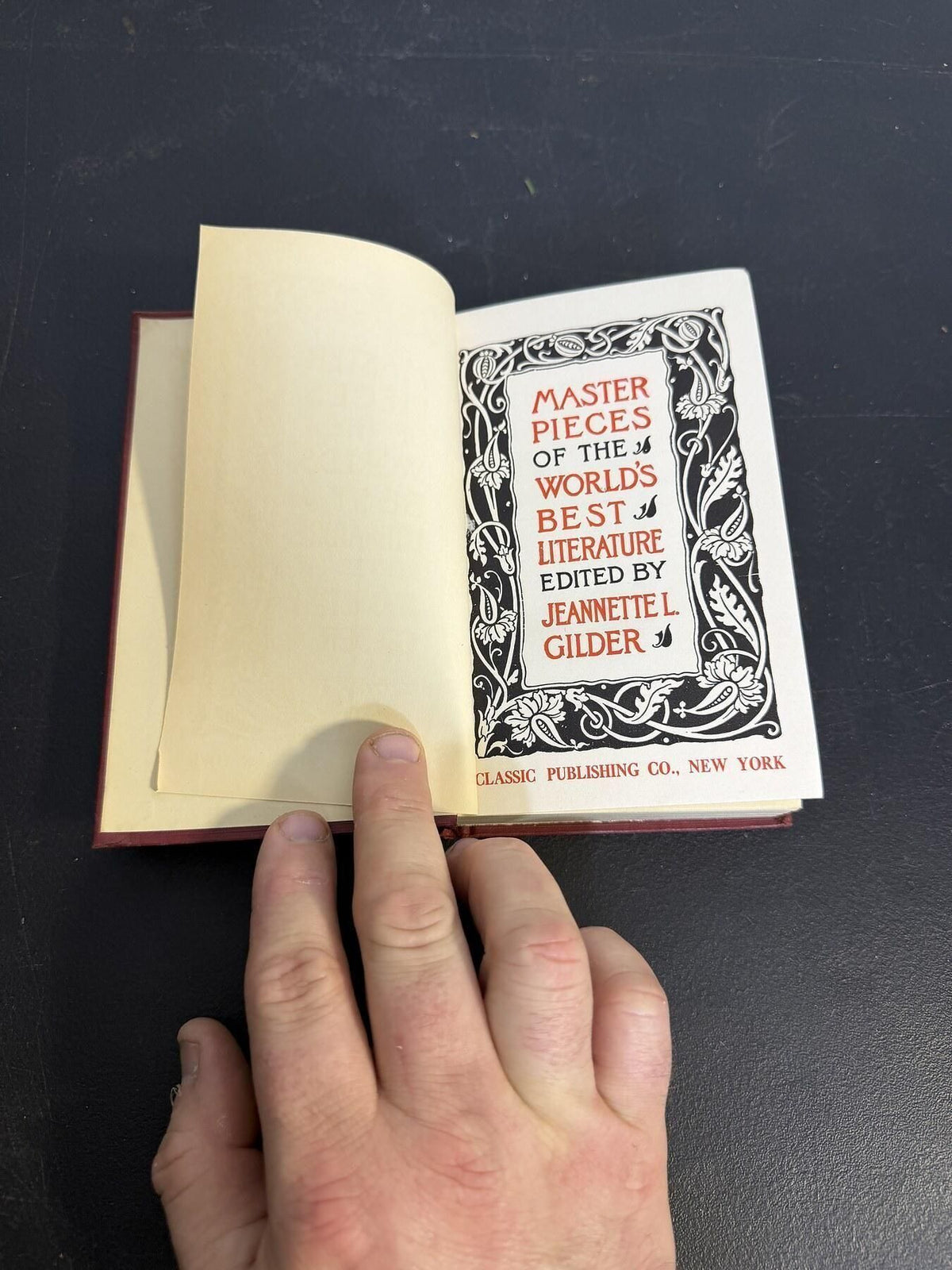 Vintage Master Pieces of the World's Best Literature Vol 8 1910 - Wormhole Thrift