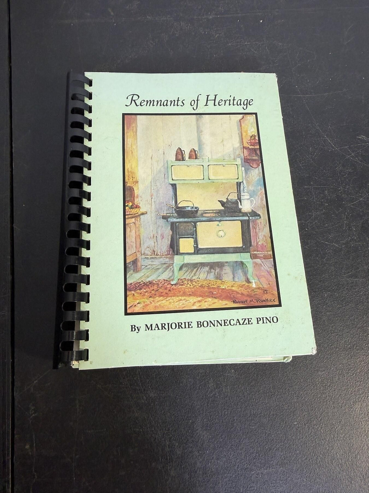 Vintage Remnants of Heritage Cookbook by Marjorie Bonnecaze Pino 1982 Signed - Wormhole Thrift