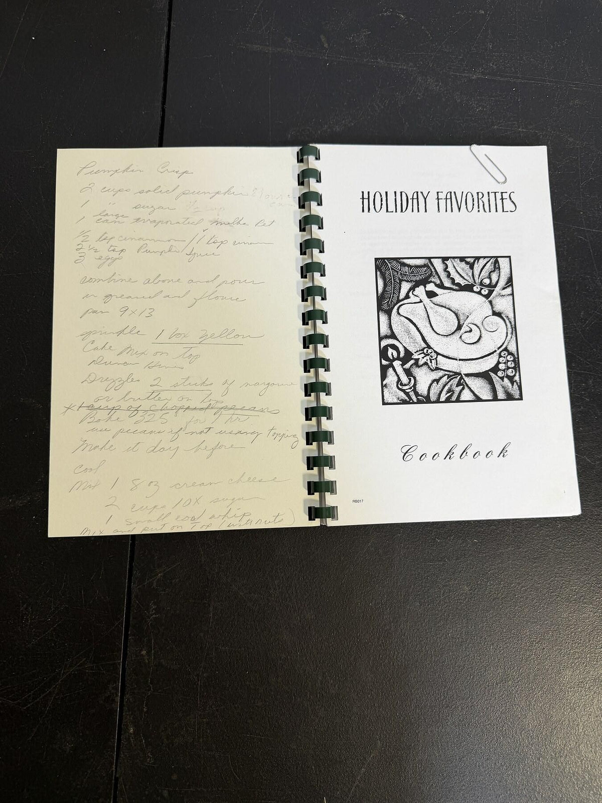 Vintage 2000 Holiday Favorites Cookbook The Herald Spiral Bound Recipes - Wormhole Thrift