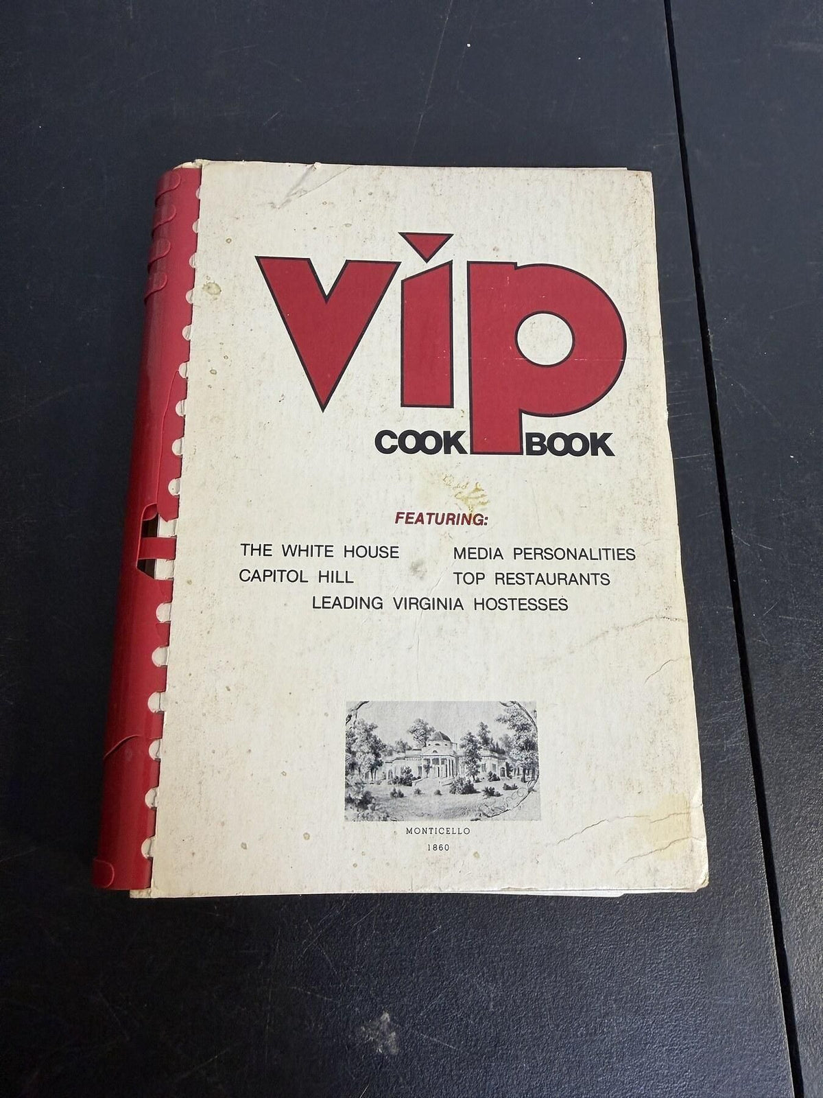 Vintage 1979 VIP Cookbook Vol II American Cancer Society Virginia - Wormhole Thrift