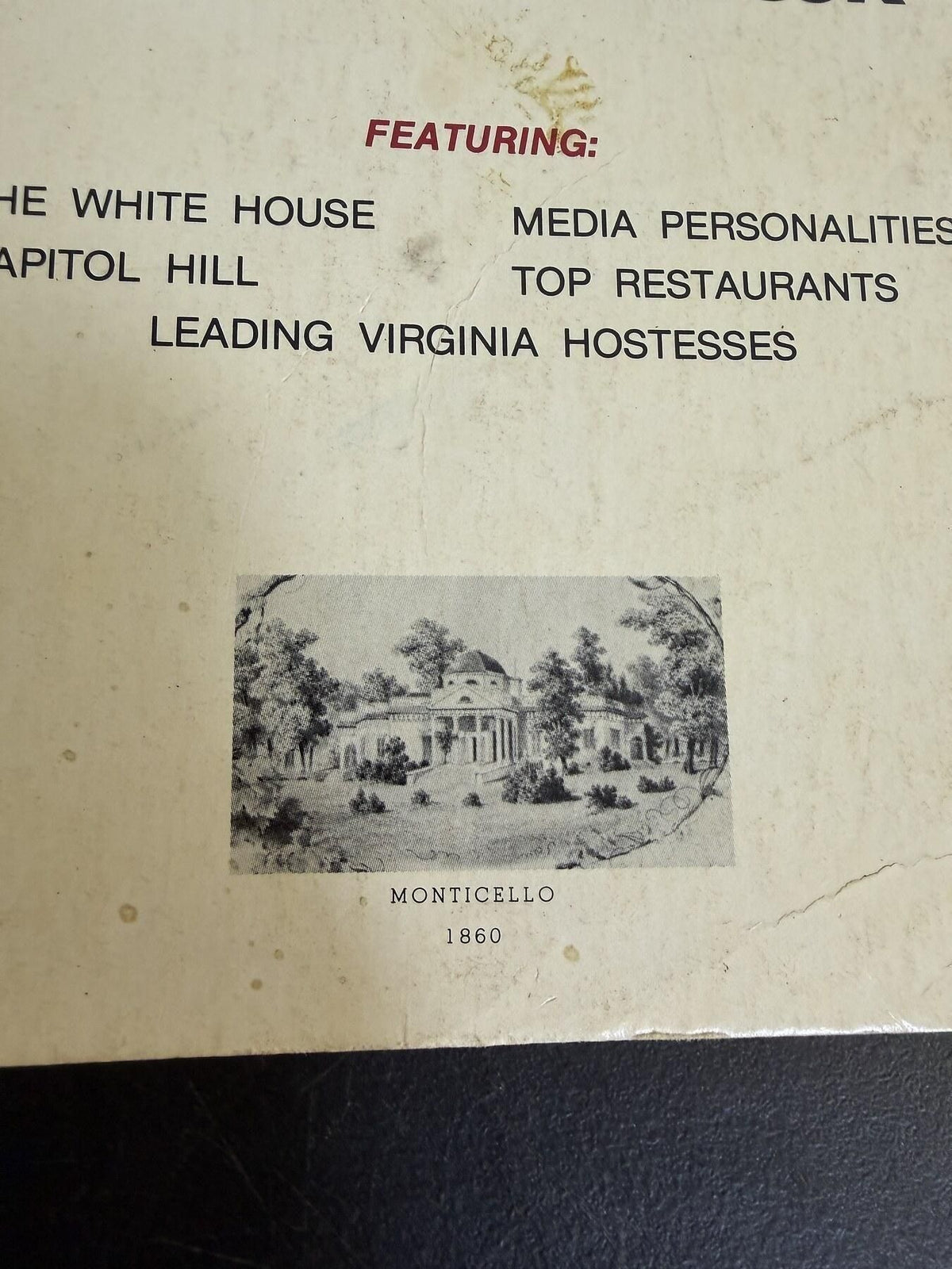Vintage 1979 VIP Cookbook Vol II American Cancer Society Virginia - Wormhole Thrift