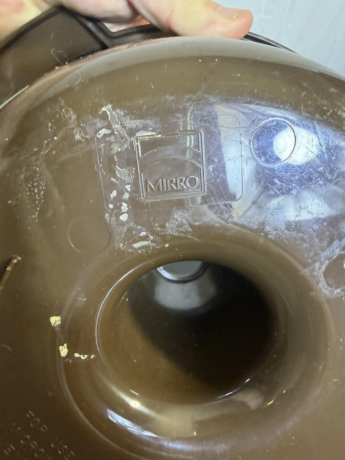 Vintage Mirro Microwave Bundt Cake Pan with 6-Cup Insert Brown - Wormhole Thrift