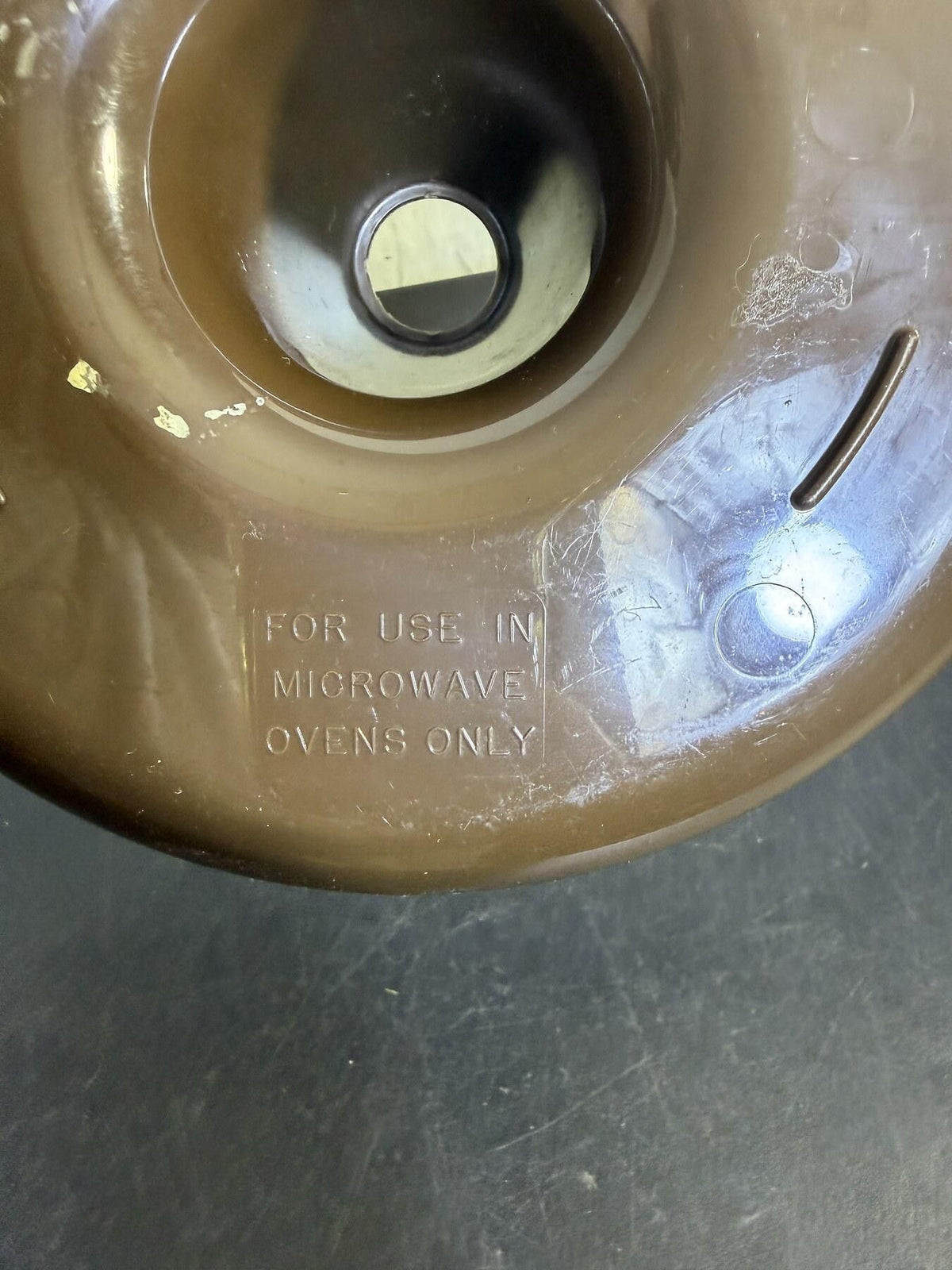 Vintage Mirro Microwave Bundt Cake Pan with 6-Cup Insert Brown - Wormhole Thrift