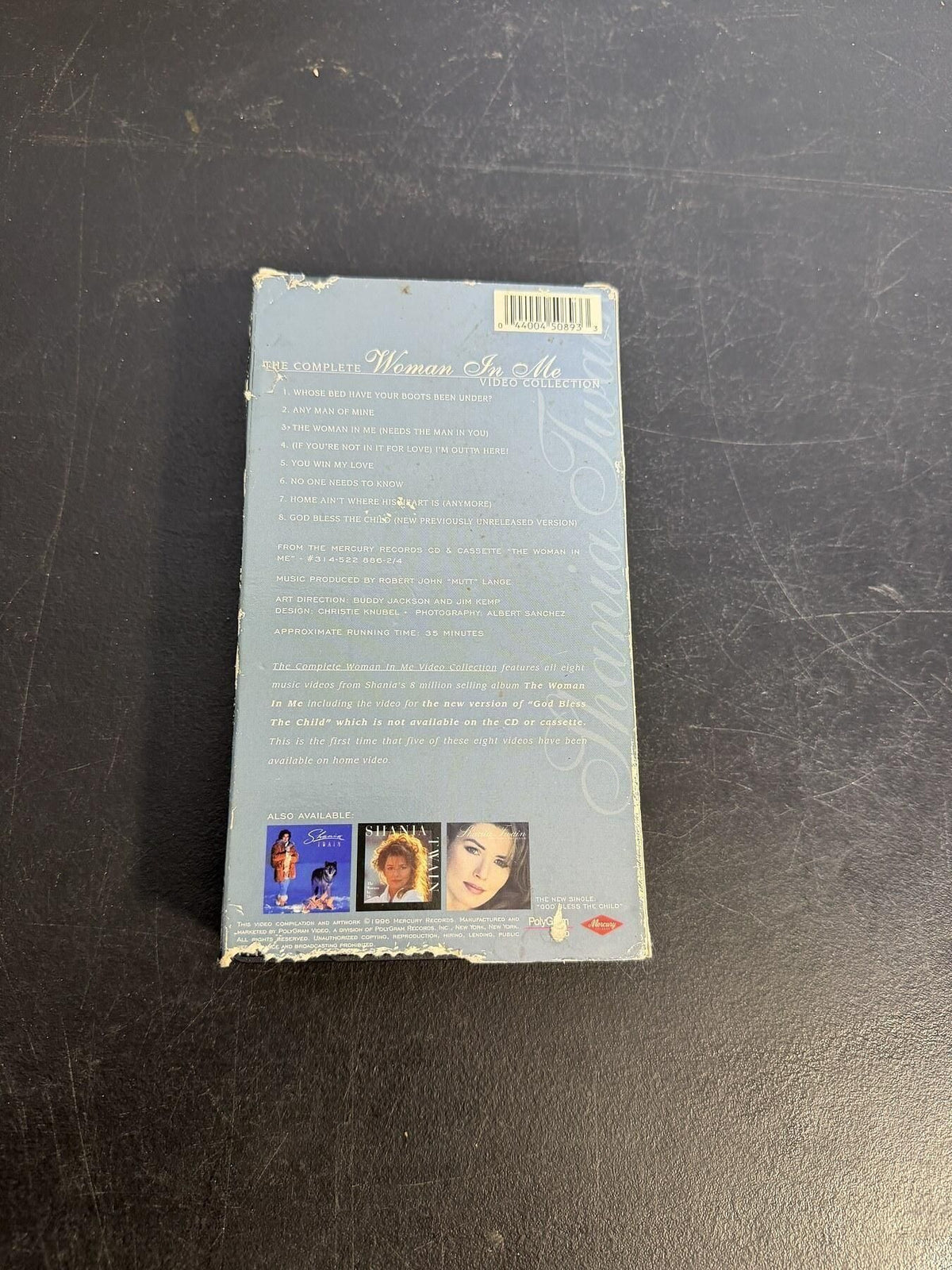 Vintage Shania Twain The Complete Woman In Me Video Collection VHS 1996 - Wormhole Thrift