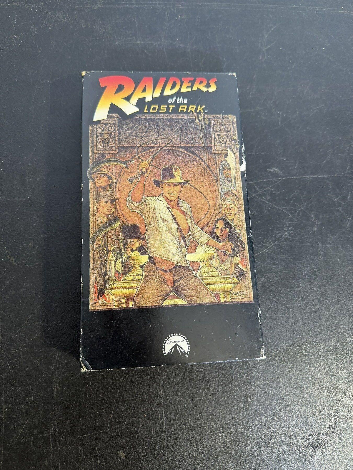 Vintage Raiders of the Lost Ark VHS Tape 1981 Paramount - Wormhole Thrift