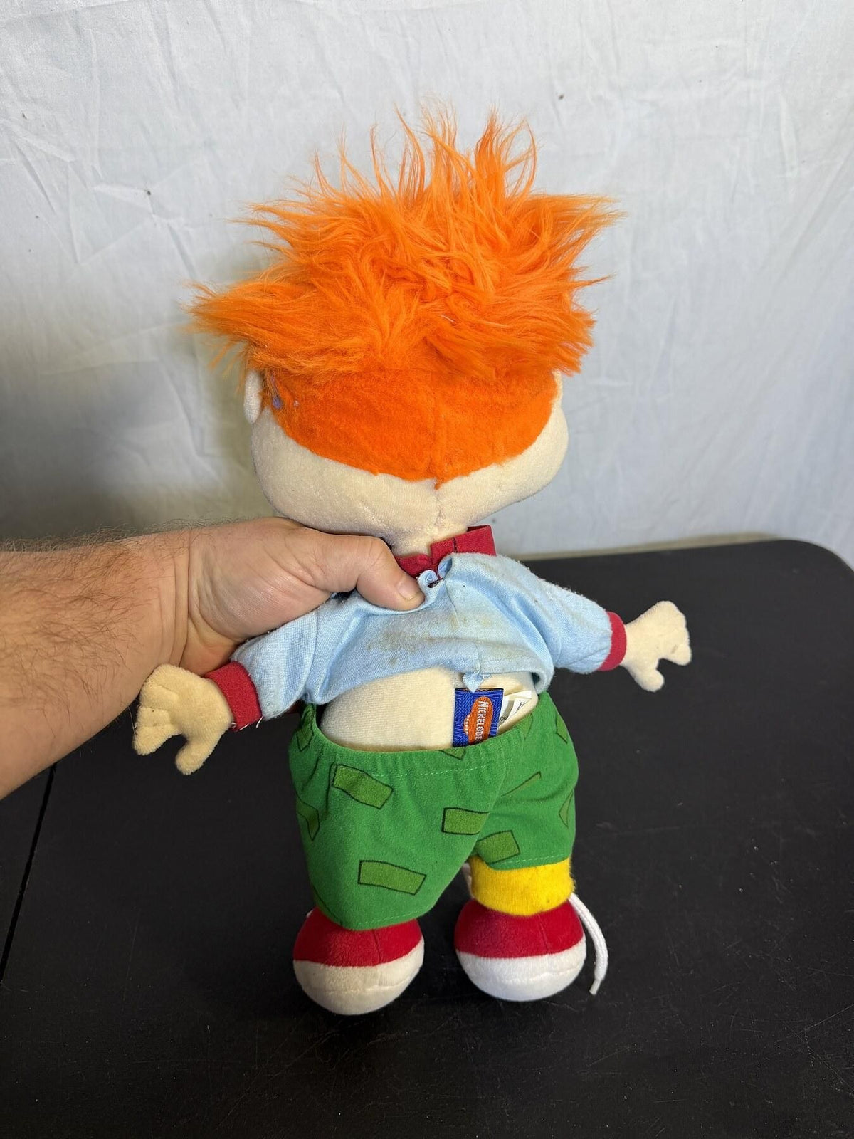 Vintage 1997 Rugrats Chuckie Finster Plush Toy Viacom Klasky Csupo - Wormhole Thrift